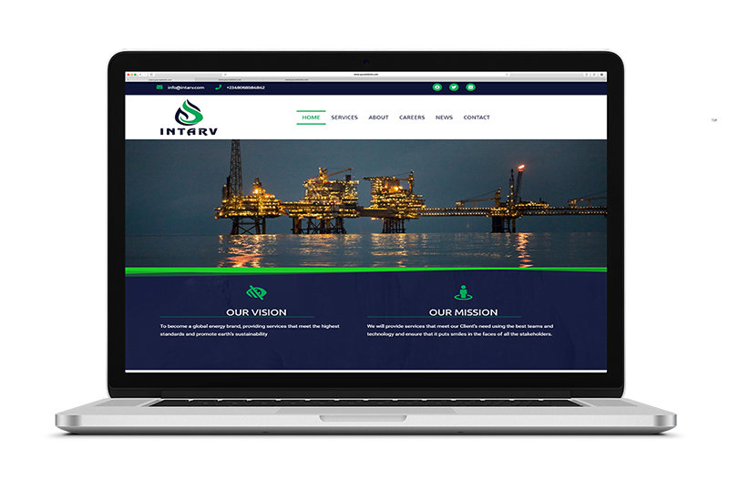 intarv nigeria Web Design