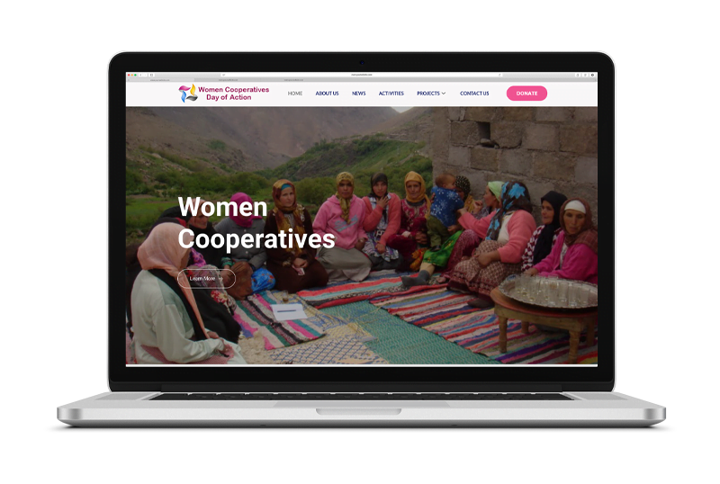 women cooperatives Web Design