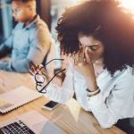Gazing at a screen is a frequent eyestrain culprit