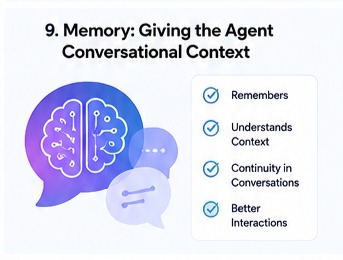 Memory Giving the Agent Conversational Context