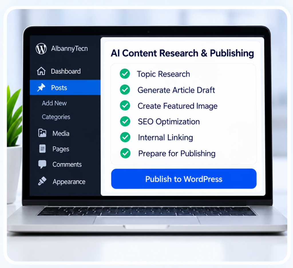 AI Content Publishing Dashboard
