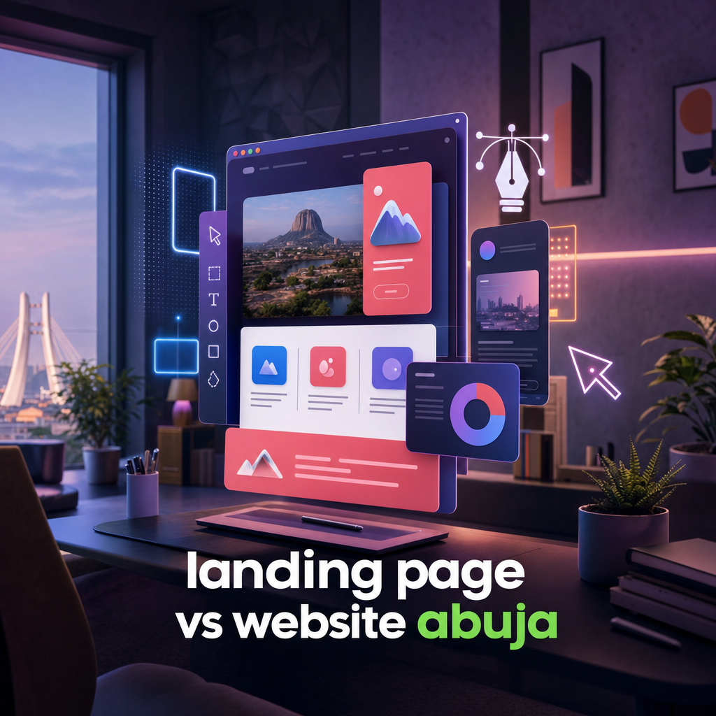 landing page vs website abuja - Landing Page vs. Full Website: What Converts Best for Abuja SMEs?